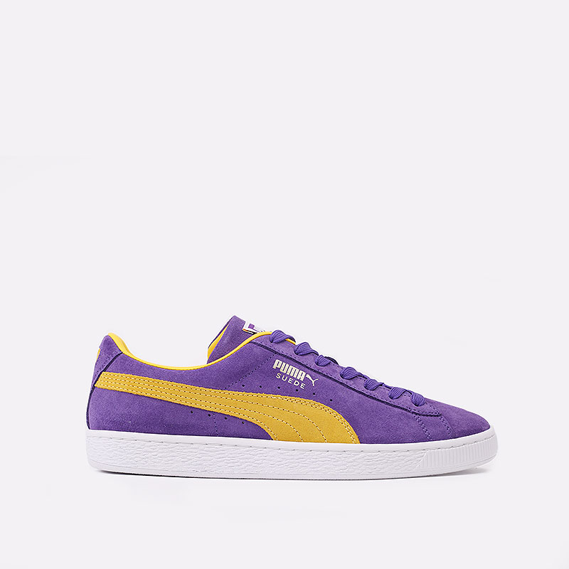 мужские фиолетовые кроссовки PUMA Suede Teams 38016803 - цена, описание, фото 1